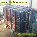 1x1m 1x0.5m panel size enameled steel plate water tank with flanges